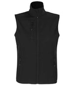 SOL'S Ladies Falcon Recycled Soft Shell Bodywarmer for Bulk Orders in Ireland Black XXL
