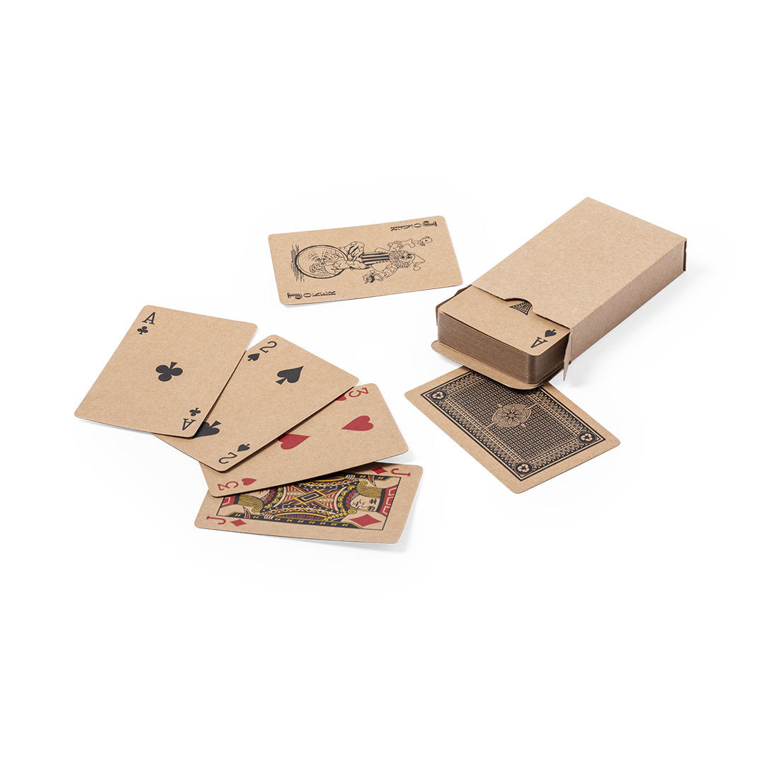 Trebol Recycled Cardboard Playing Cards – Eco-Friendly French Nature Line