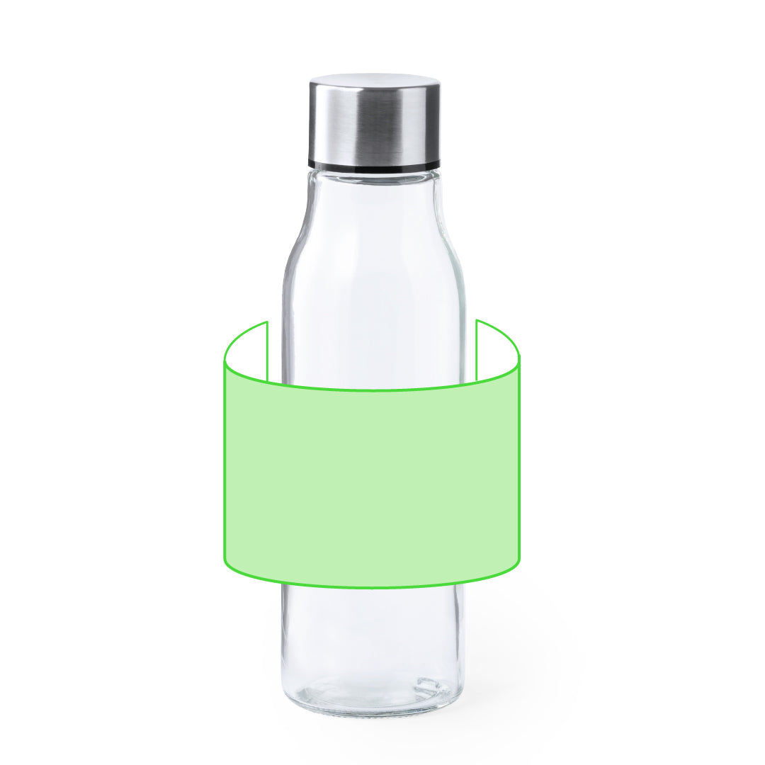 Krobus Borosilicate Glass Bottle – Durable 550ml Reusable Drinkware