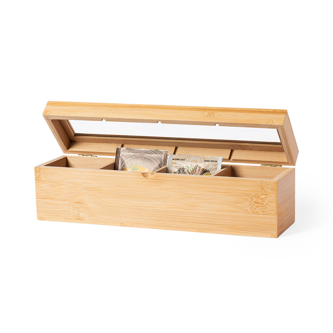 Zirkony Bamboo Tea Box – Sustainable and Stylish Storage