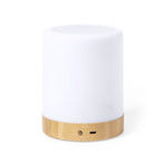 Nalow Bamboo Bluetooth Speaker – Sustainable Sound with LED Lighting