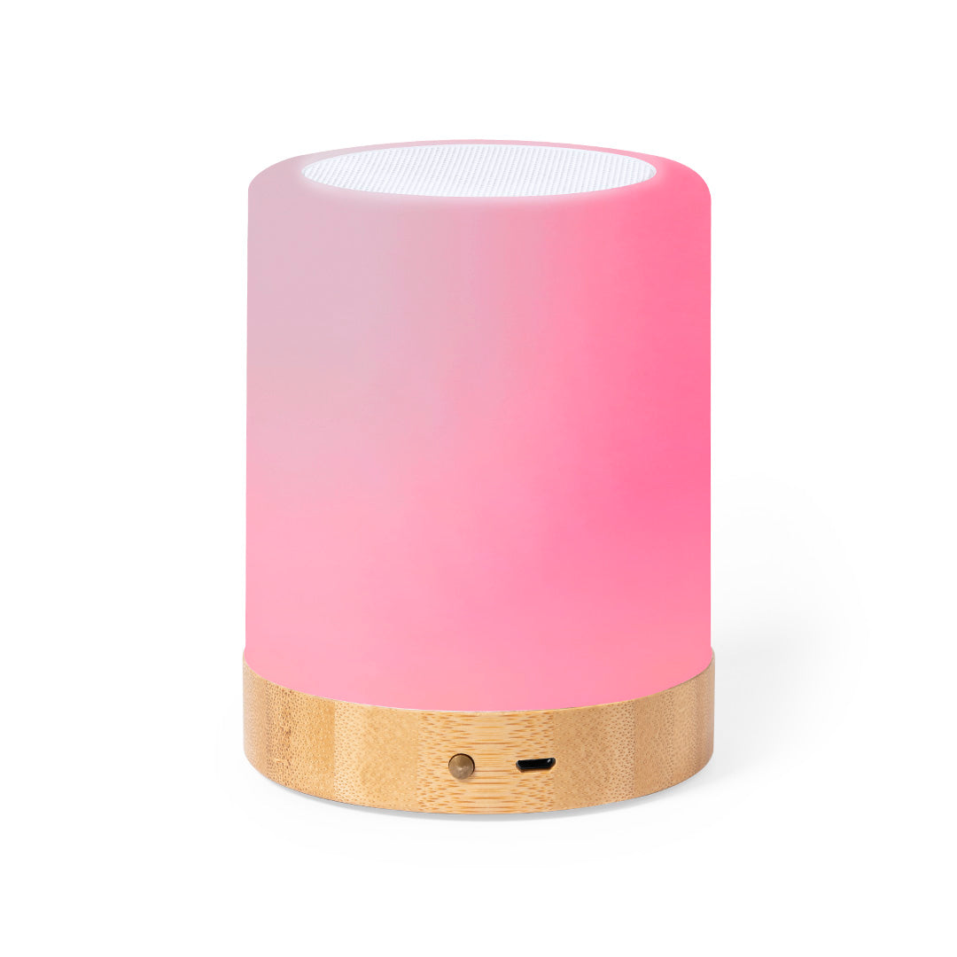 Nalow Bamboo Bluetooth Speaker – Sustainable Sound with LED Lighting