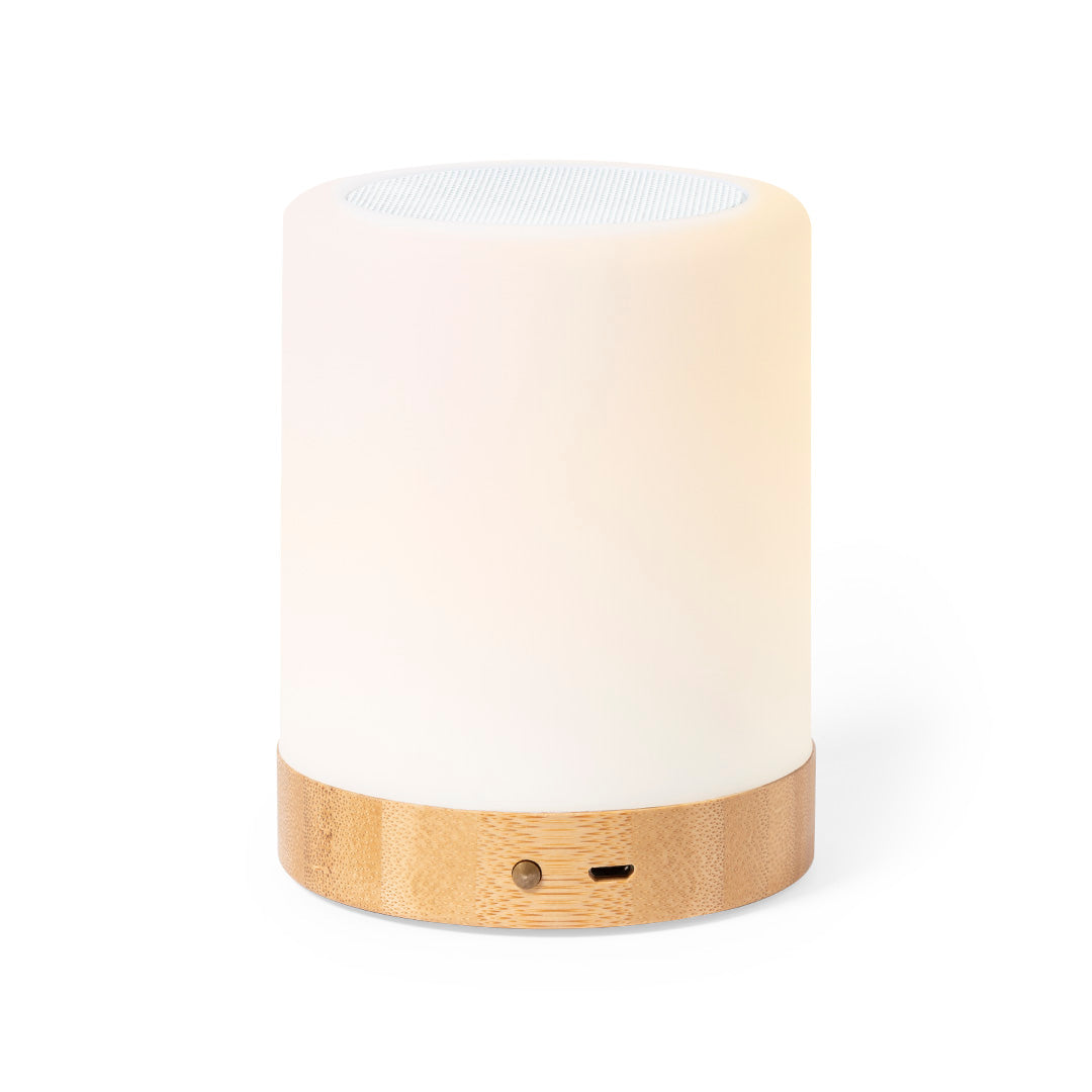 Nalow Bamboo Bluetooth Speaker – Sustainable Sound with LED Lighting