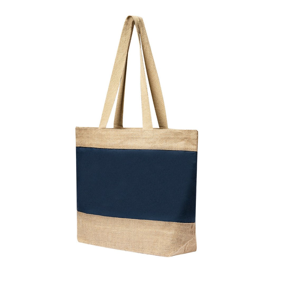 Raxnal Bag – Durable Laminated Jute and Cotton Tote for Irish Businesses