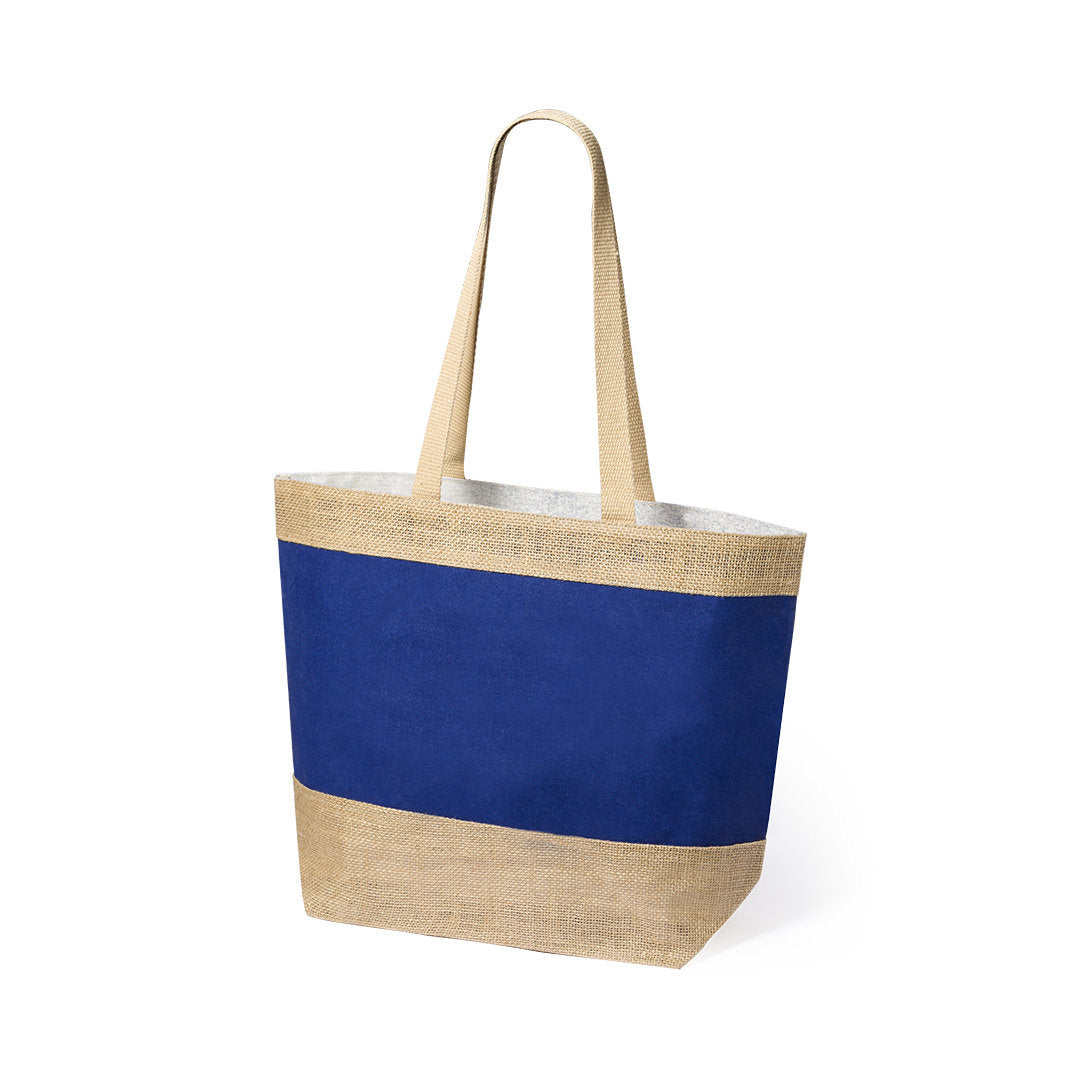 Raxnal Bag – Durable Laminated Jute and Cotton Tote for Irish Businesses