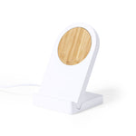 Noopy Wireless Magnetic Charger - Eco-Friendly Bamboo Phone Holder