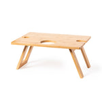 Zarbok Bamboo Folding Wine Table – Ideal for Leisure and Corporate Gifts