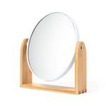 Rinoco Bamboo Mirror – Eco-Friendly Table Mirror with Dual Magnification