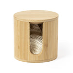 Kiam Bamboo Make Up Remover Disc Dispenser – Eco-Friendly and Reusable