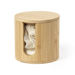 Kiam Bamboo Make Up Remover Disc Dispenser – Eco-Friendly and Reusable