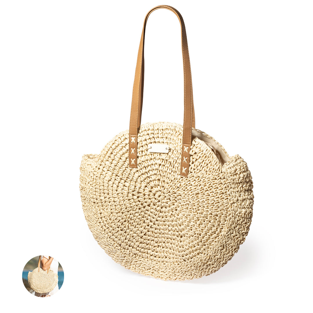 Mandy Bag – Stylish Synthetic Raffia Bag for Irish Businesses