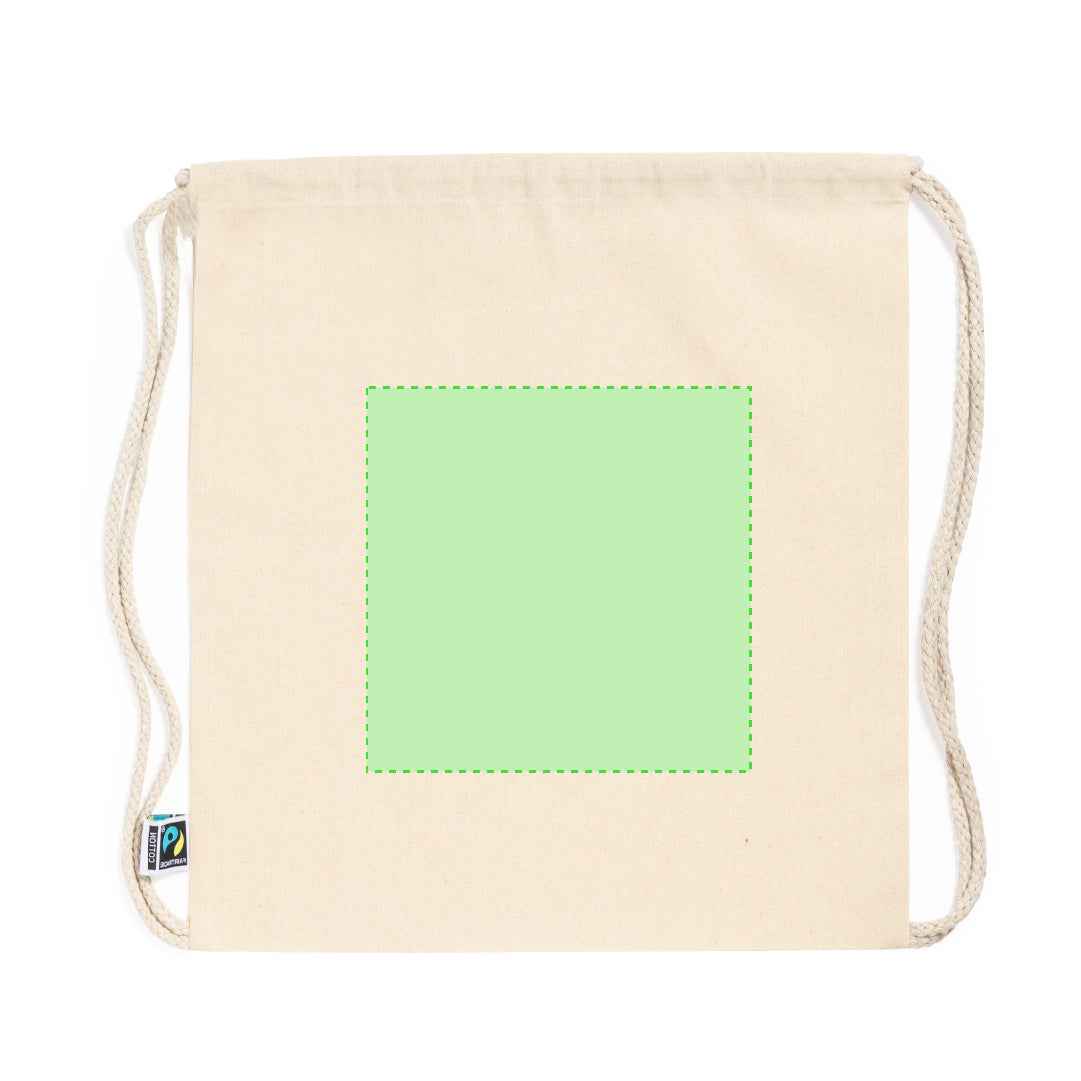 Sanfer Fairtrade Cotton Drawstring Backpack – Sustainable & Practical
