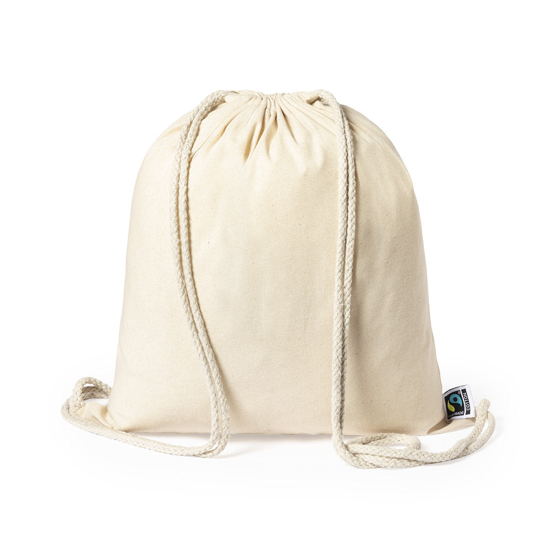 Sanfer Fairtrade Cotton Drawstring Backpack – Sustainable & Practical