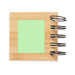 Feros Ringed Notebook – Sustainable Bamboo Cover Notebook with Sticky Notes
