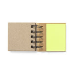 Feros Ringed Notebook – Sustainable Bamboo Cover Notebook with Sticky Notes