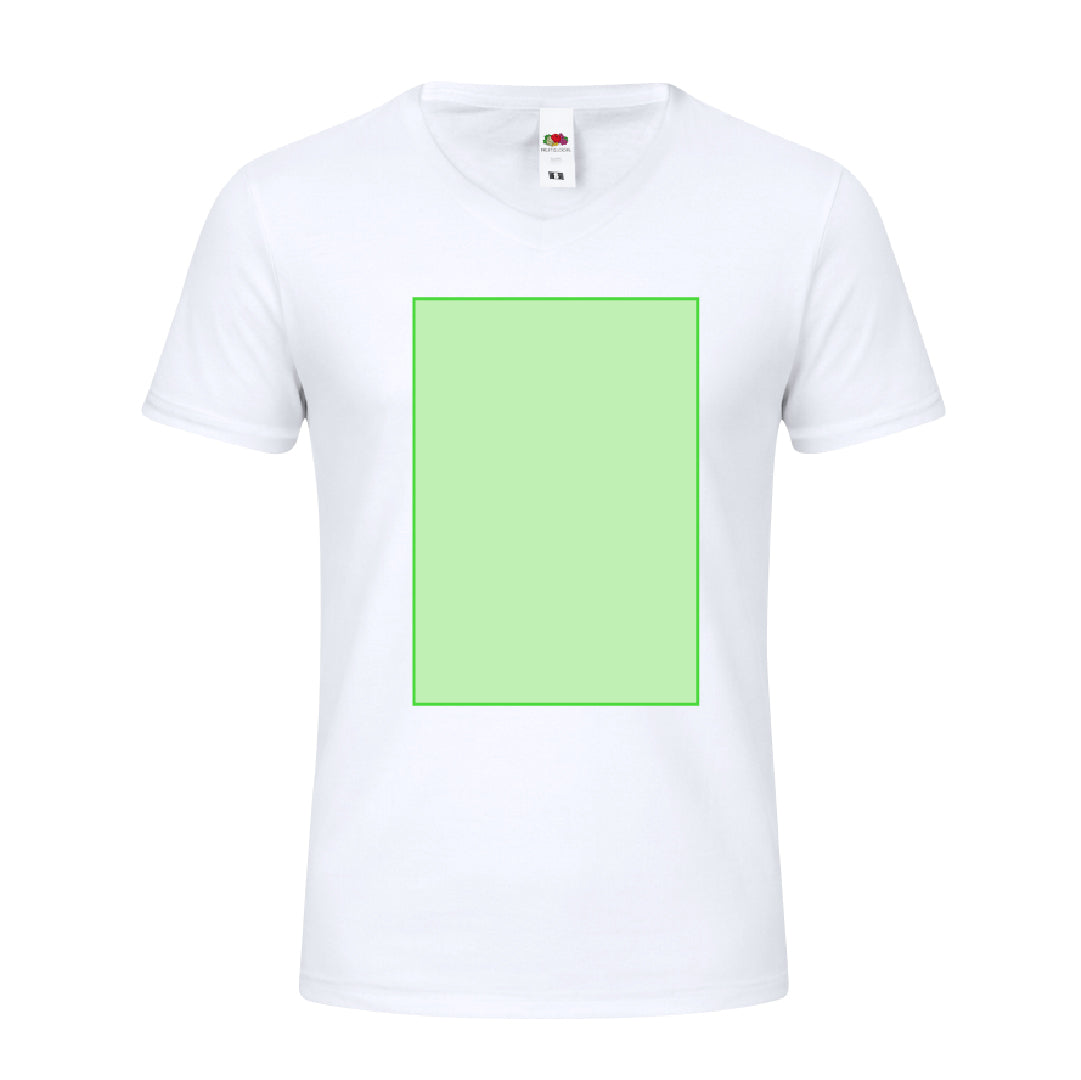 Iconic V-Neck T-shirt – Comfortable 100% Brushed Cotton for Irish Businesses