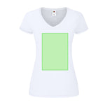 Iconic V-Neck - Women's Slim Fit Cotton T-Shirt | Fou Tees Ireland