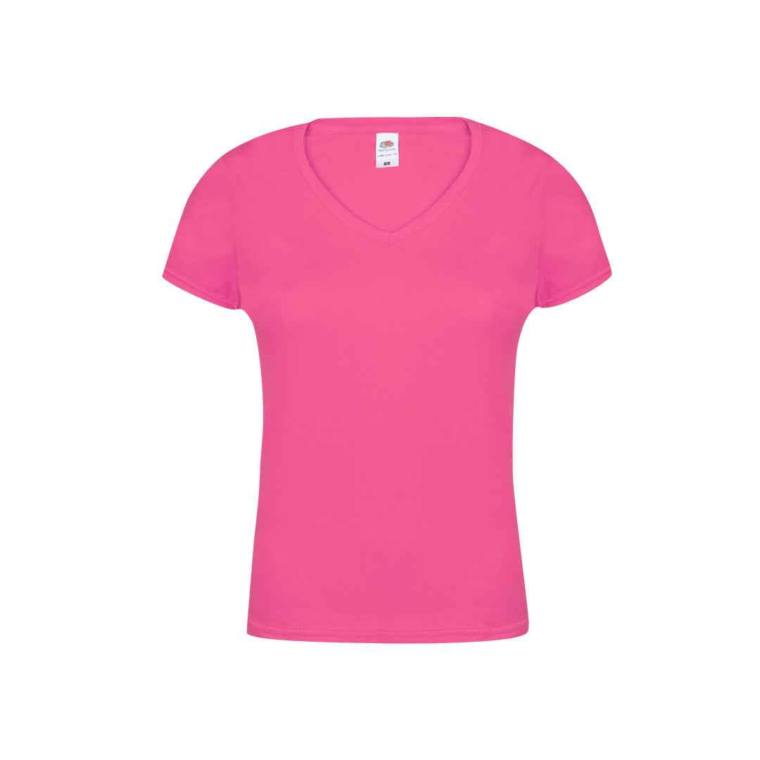 Iconic V-Neck T-shirt | Quality Women's Cotton Tee by Fou Tees Ireland