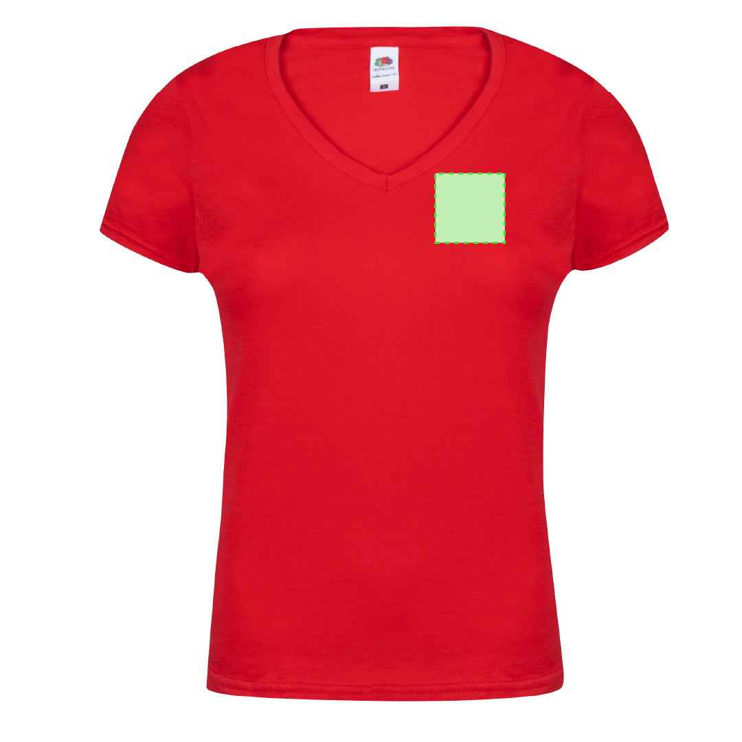 Iconic V-Neck T-shirt | Quality Women's Cotton Tee by Fou Tees Ireland