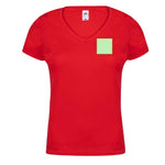 Iconic V-Neck T-shirt | Quality Women's Cotton Tee by Fou Tees Ireland
