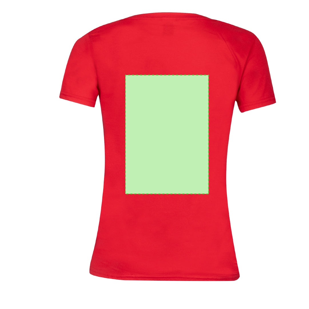 Iconic V-Neck T-shirt | Quality Women's Cotton Tee by Fou Tees Ireland