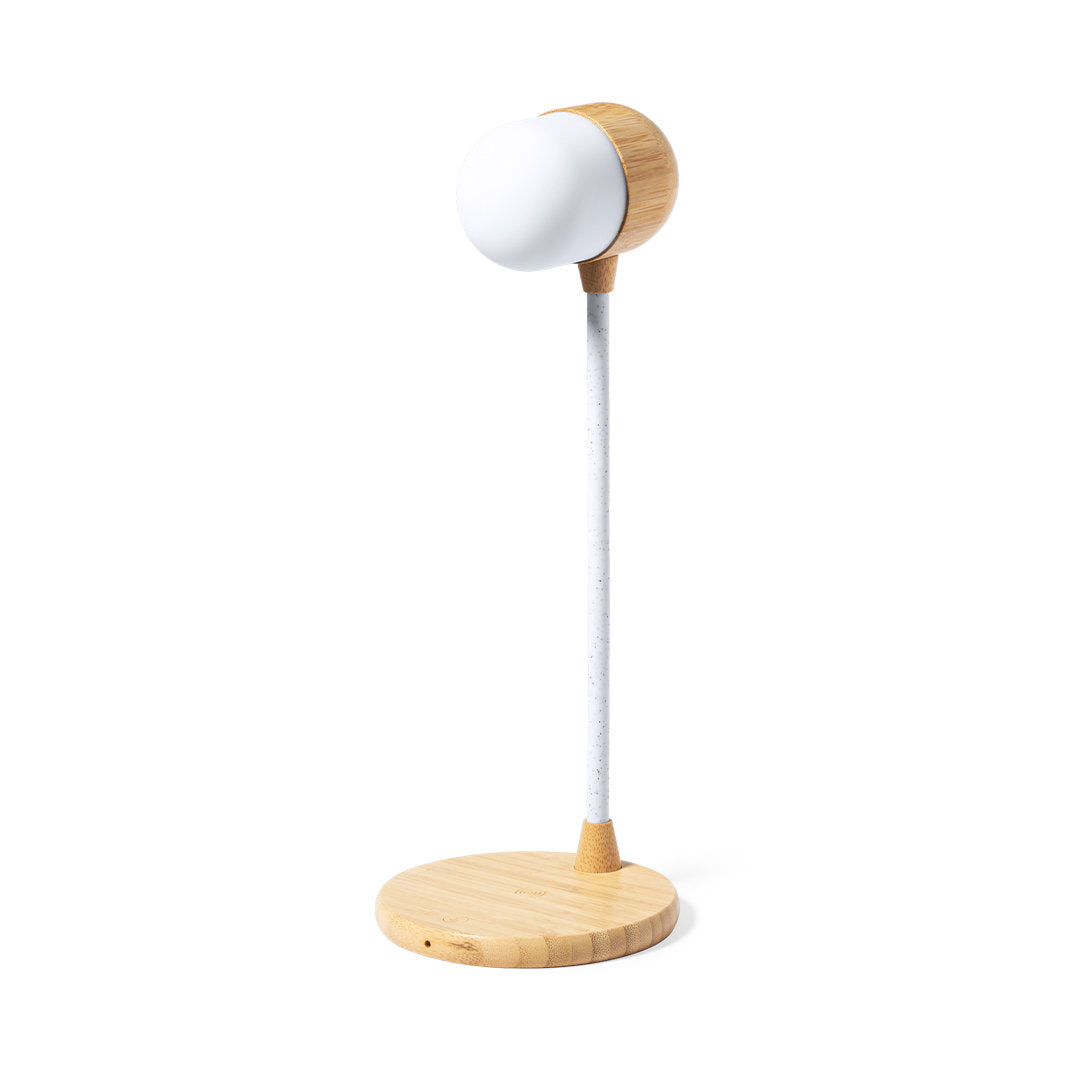 Lars Multifunction Lamp Limited Edition – Sustainable Bamboo Design with Wireless Charger and Bluetooth Speaker