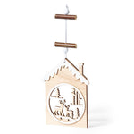 Roman Christmas Decoration - Elegant Natural Wood Ornament