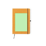 Tefan Recycled Leather Notepad - Sustainable Business Stationery