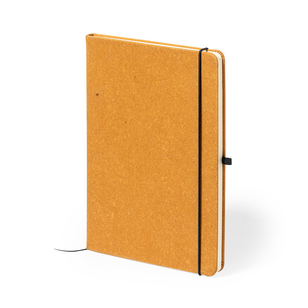 Tefan Recycled Leather Notepad - Sustainable Business Stationery