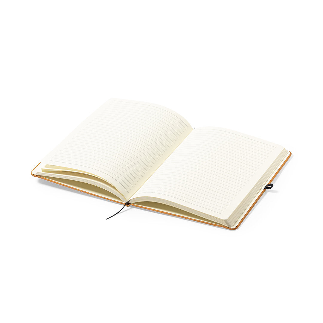 Tefan Recycled Leather Notepad - Sustainable Business Stationery