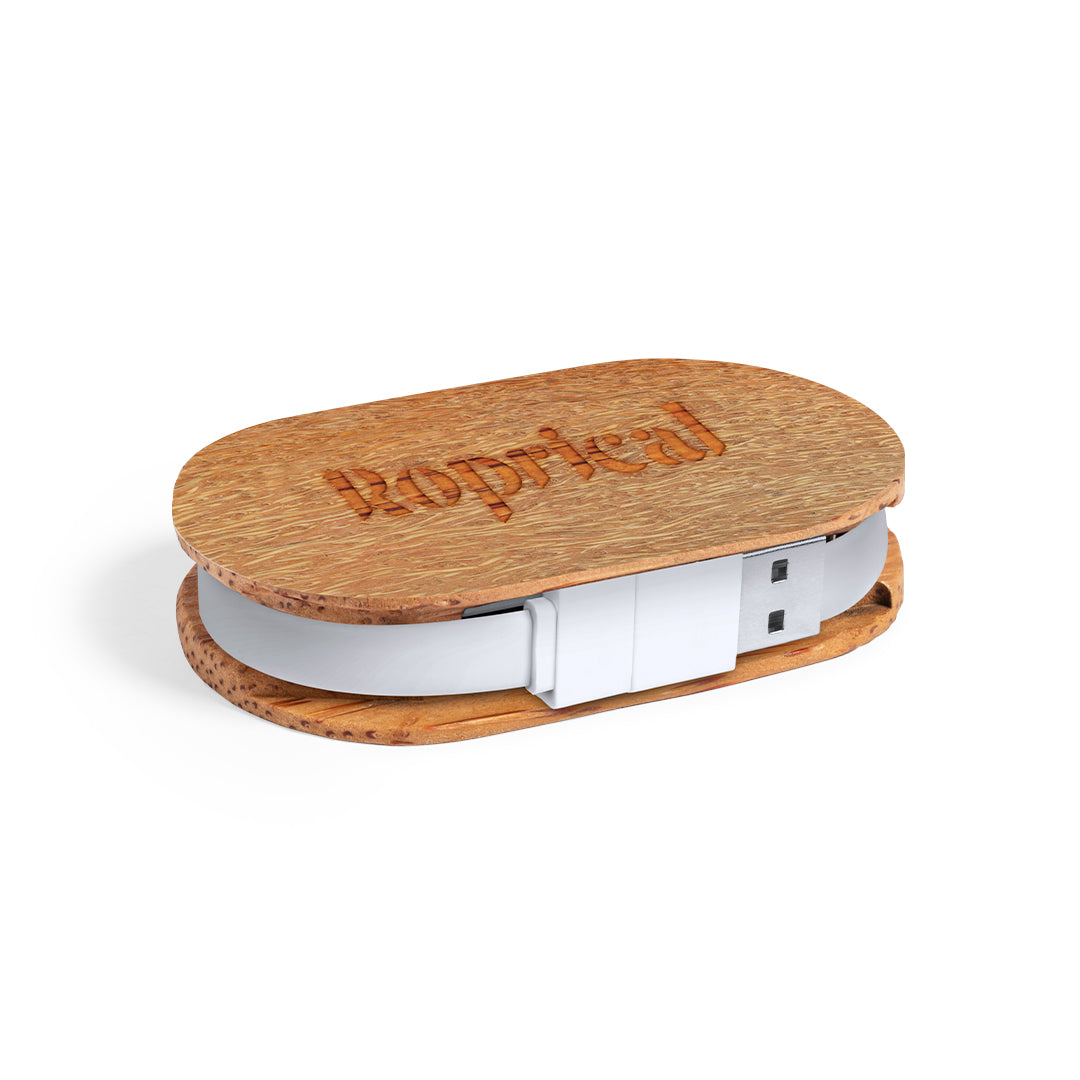Dagobat Coconut USB Hub – Sustainable Tech Accessory for Irish Businesses