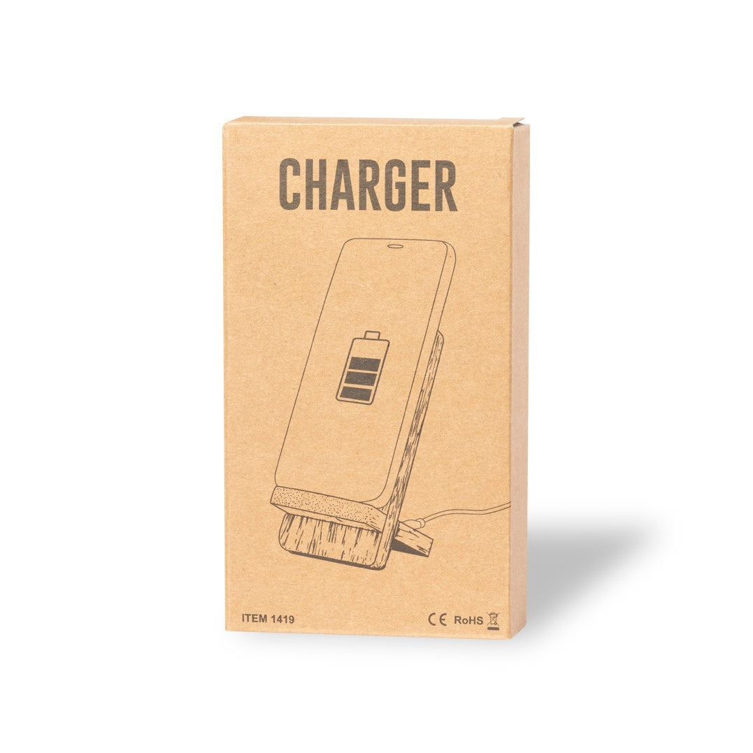 Grodin Wireless Charger with Holder – Sustainable Tech Accessory