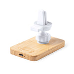 Gonzo Bamboo Wireless Car Charger – Sustainable Smartphone Holder with 15W Wireless Charging