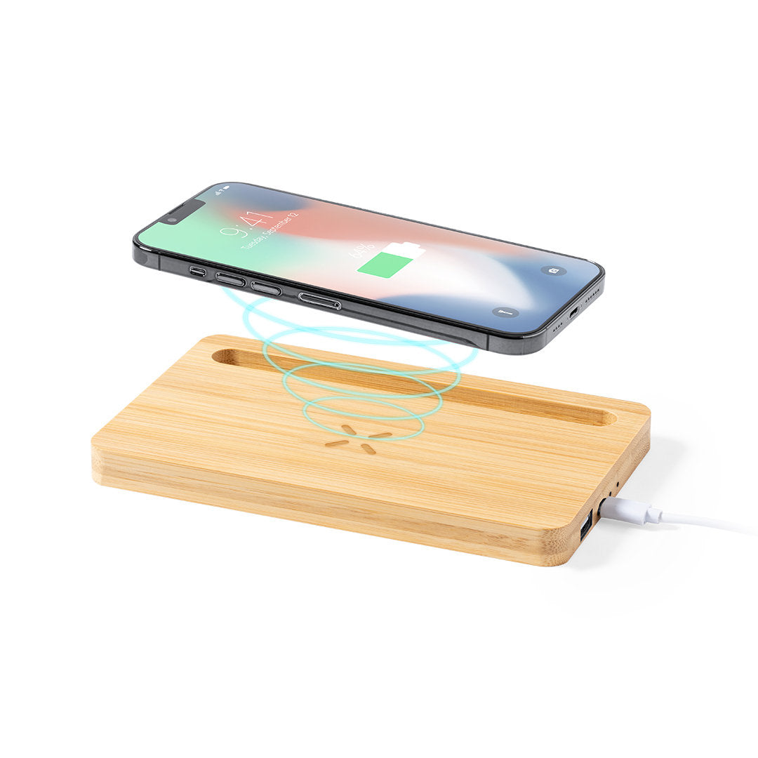 Loubron Wireless Charger Bamboo Organizer for Irish Businesses