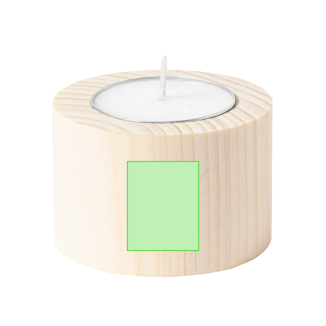 Yiren Candle – Natural Vanilla Scented Candle with Eco-friendly Wooden Base