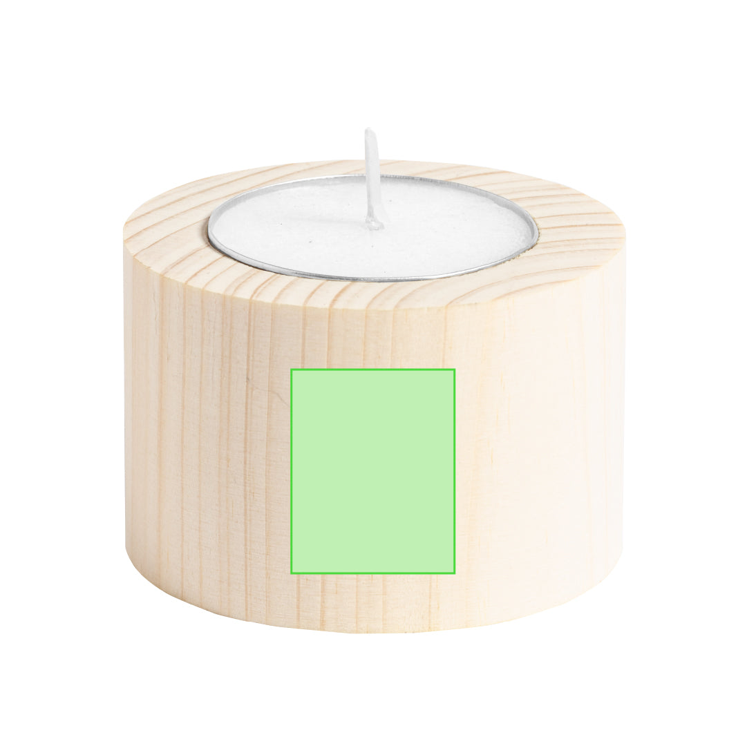 Yiren Candle – Natural Vanilla Scented Candle with Eco-friendly Wooden Base