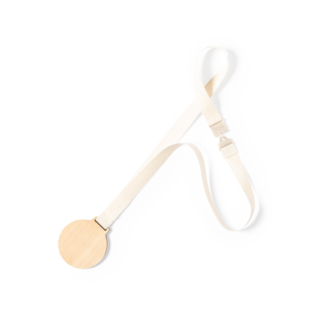 Guster Wooden Medal – Natural Wood Award with Cotton Lanyard