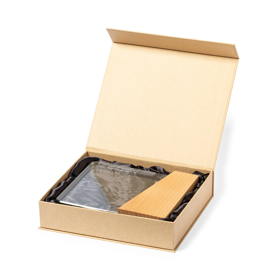 Vertu Commemorative Glass Plaque – Elegant Recognition Awards in Ireland