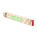 Medil Wooden Carpenter's Ruler – Durable and Practical Measuring Tool