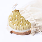 Ruck Exfoliating Brush – Natural Wood Massaging Brush from Fou Tees Ireland