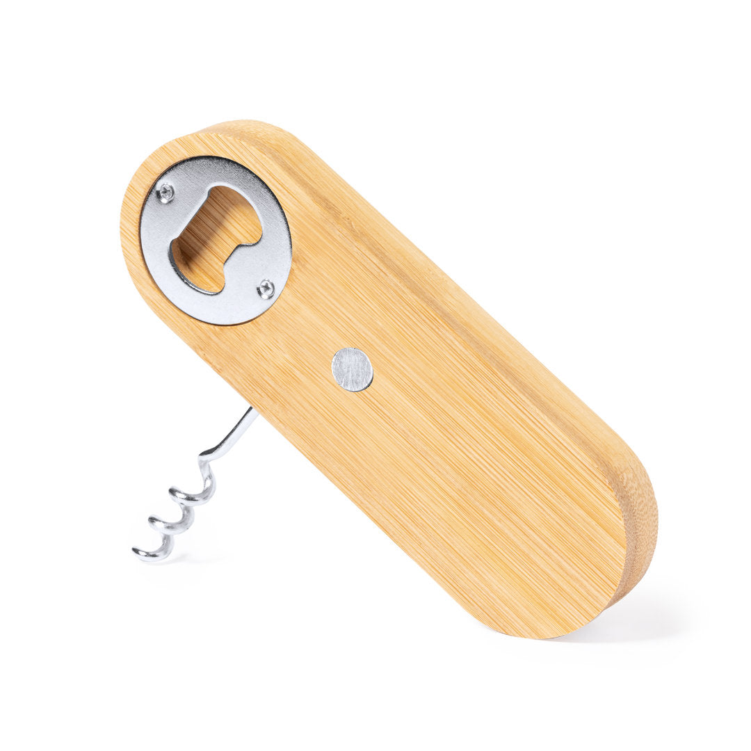 Perring Magnetic Corkscrew Opener – Sustainable Bamboo Design