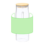 Dibrix Glass Jug – Durable Borosilicate Glass with Bamboo Lid
