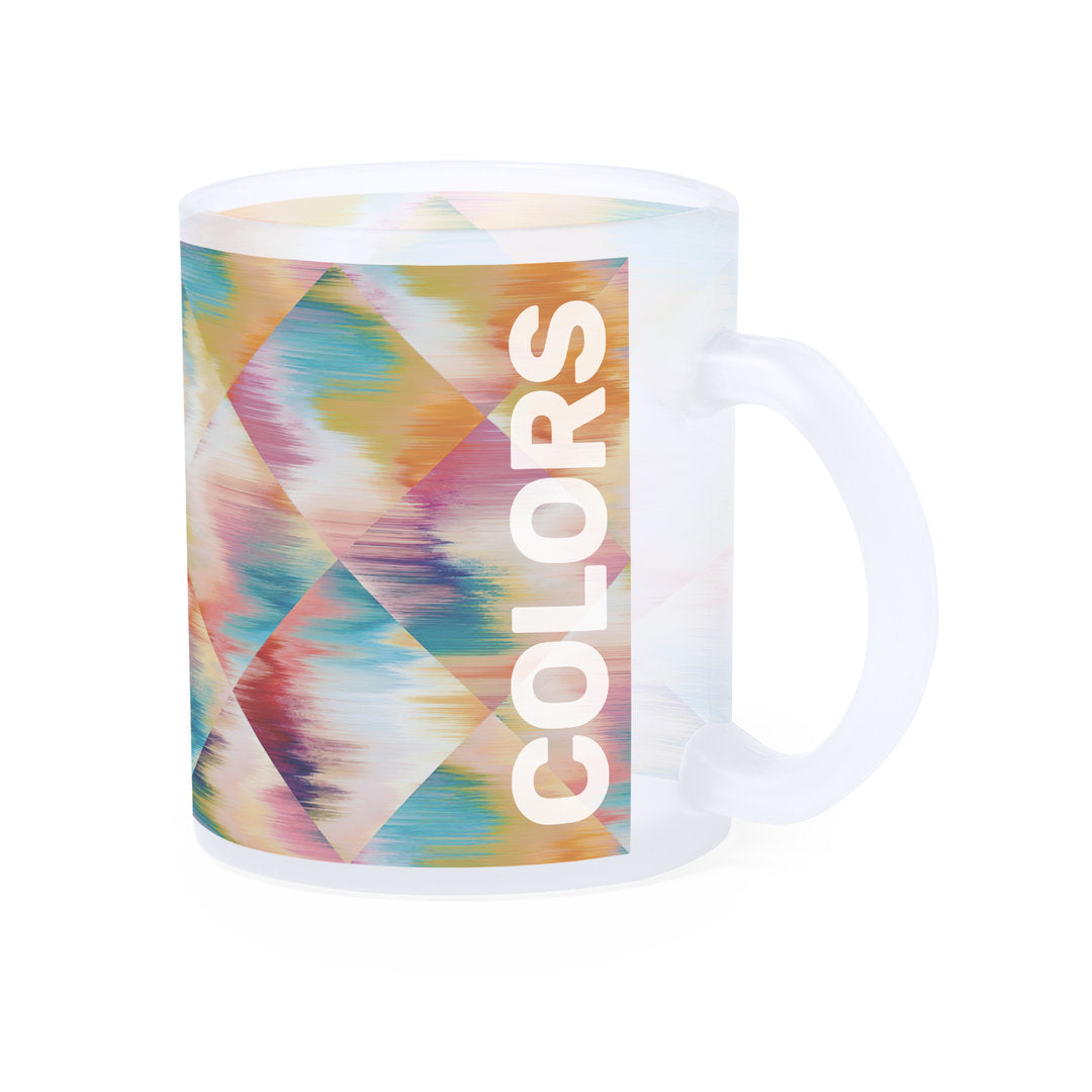 Amira Sublimation Glass Mug – 350ml Capacity