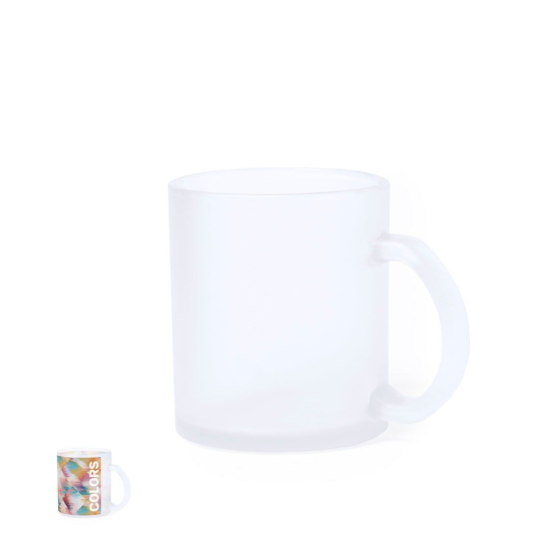 Amira Sublimation Glass Mug – 350ml Capacity