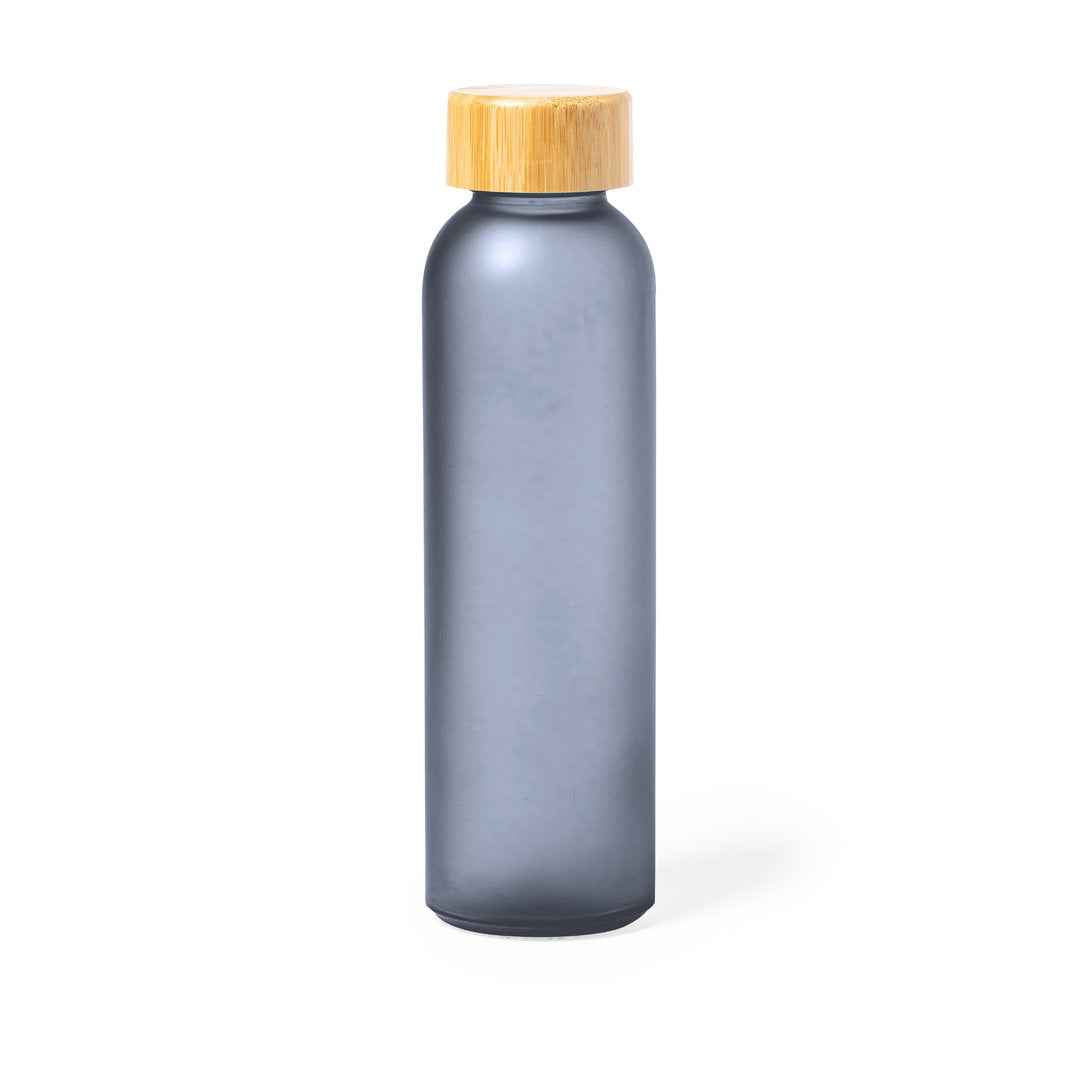 Eskay - Glass Water Bottle with Bamboo Lid 500ml