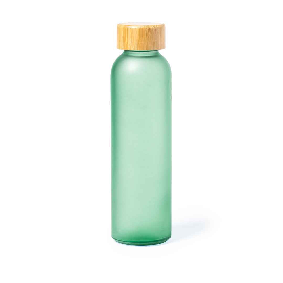 Eskay - Glass Water Bottle with Bamboo Lid 500ml