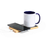 Nodens Mug Warmer – Bamboo Wireless Charger from Fou Tees Ireland