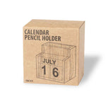 Laorek Pen Holder with Perpetual Calendar - Sustainable Office Accessory