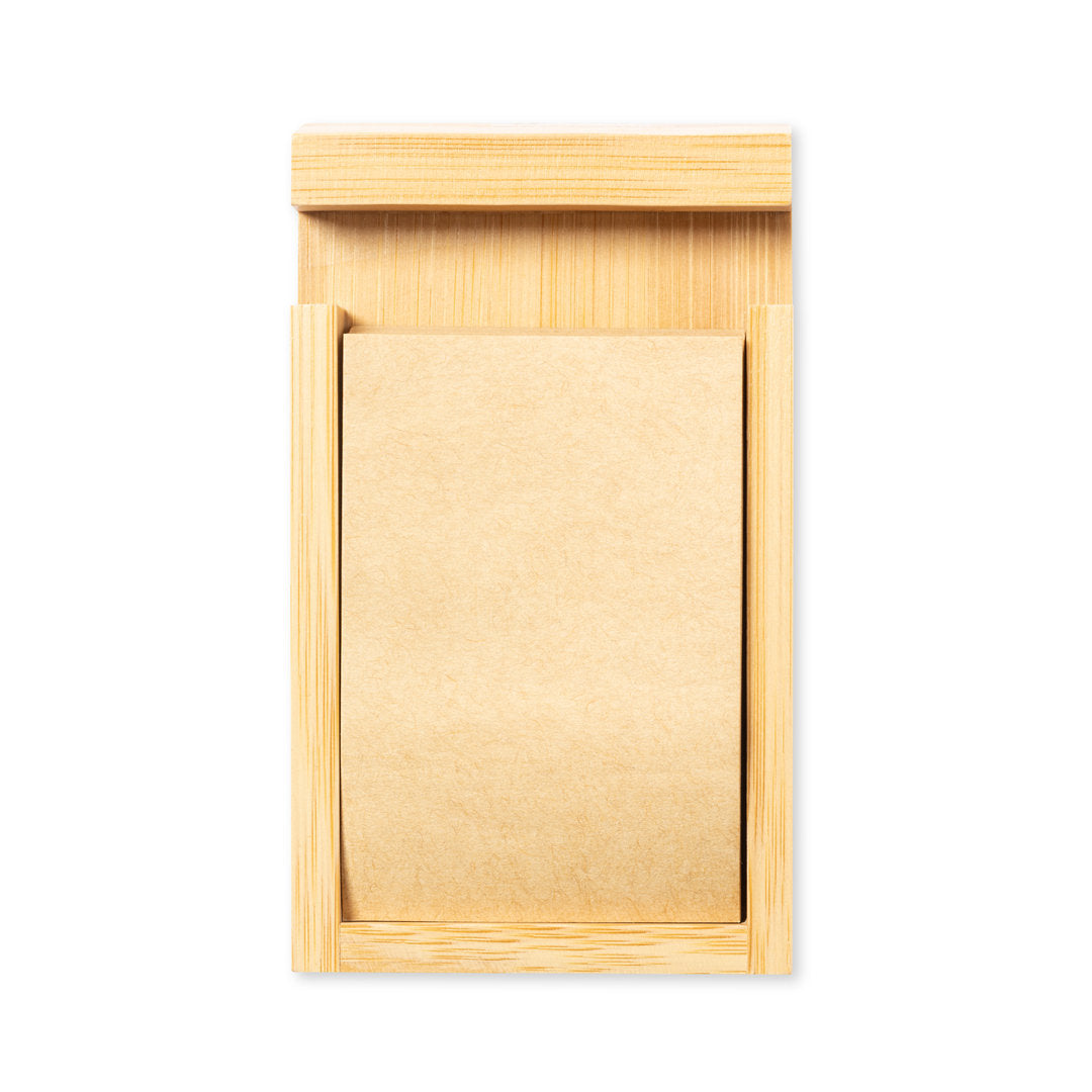 Heinda Bamboo Notepad Holder – Sustainable Office Accessory