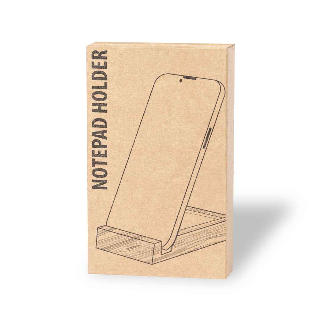 Heinda Bamboo Notepad Holder – Sustainable Office Accessory